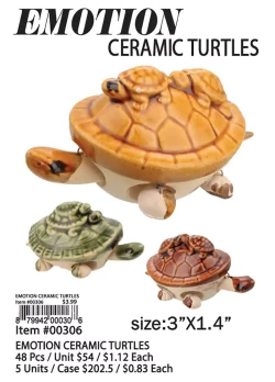 Emotion Ceramic Turtles